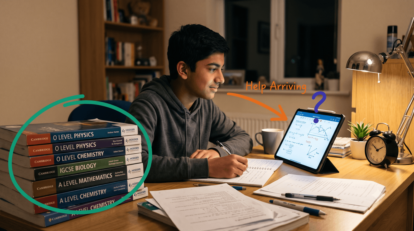 Pakistani student overwhelmed by O-Level and Matric revision